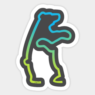 Bear Hugger Winter Sticker